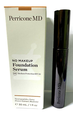 PERRICONE MD NO MAKE-UP FOUNDATION SERUM BEIGE 30 ML + KEINE WIMPERNTUSCHE 8 G KOSTENLOSE UK-LIEFERUNG