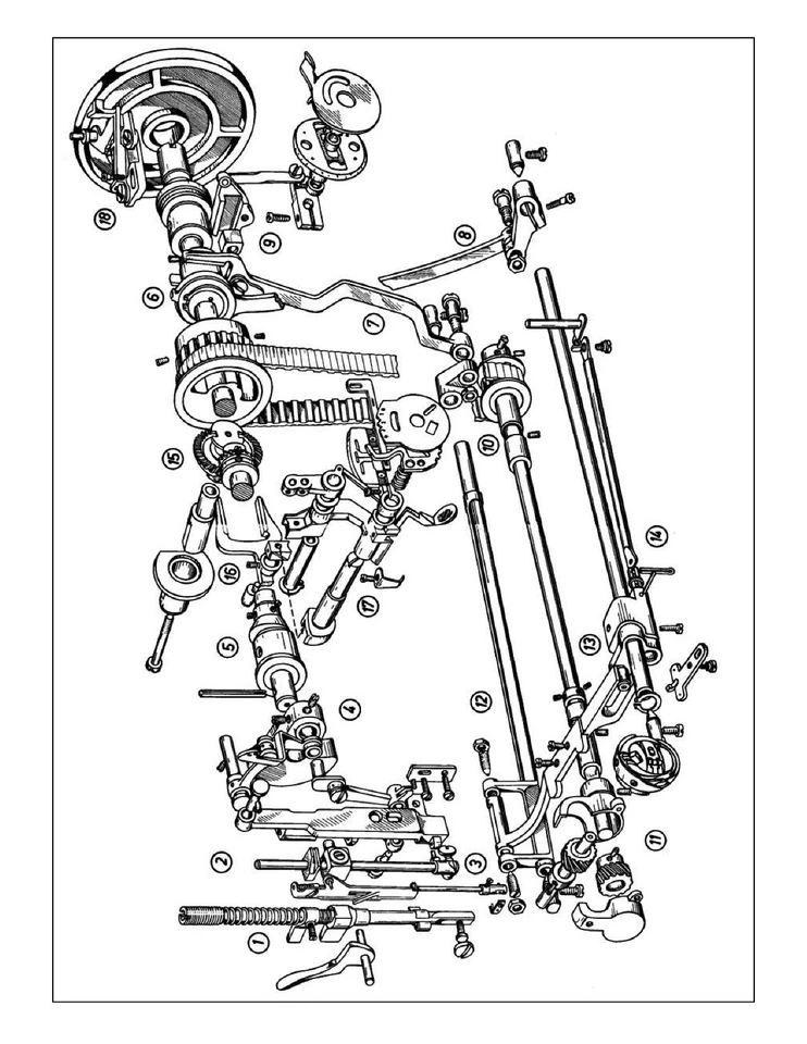 PFAFF 230/332 Máquina de Coser Automática Manual de Servicio-Mantenimiento-Libro en CD Foto 3 de 4