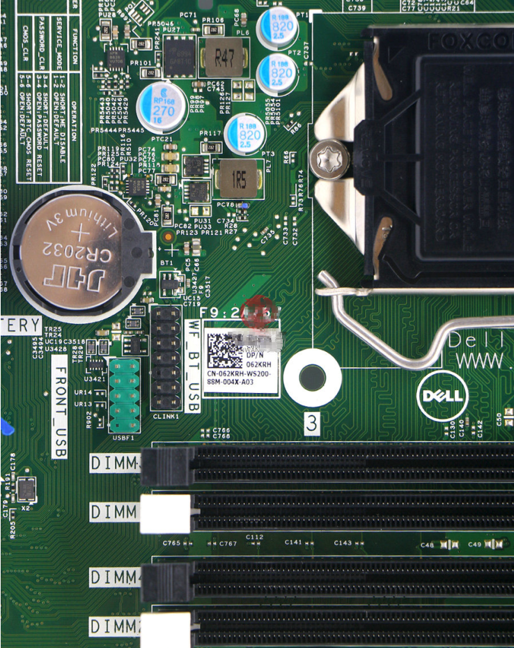 For Dell Optiplex 7050 MT Desktop Motherboard LGA 1151 DDR4 62KRH