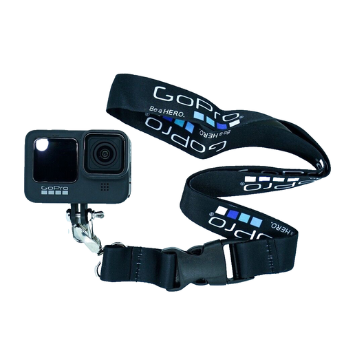 Gopro Action cam Neck Strap Camera Neck Strap Gopro Logo Black (only Neck strap) - Picture 3 of 9