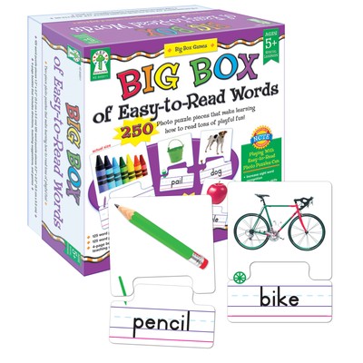 Key Education Big Box of Easy-to-Read Words Puzzle Grade K-2