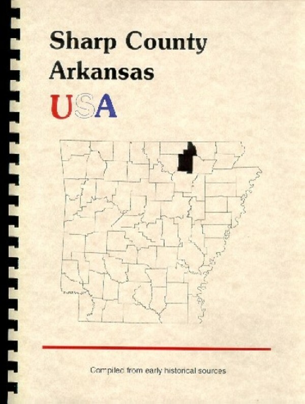 Sharp County Arkansas 1889 Goodspeed history biographies Ash Flat AR Hardy New!