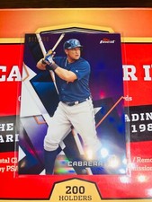 2018 Topps Finest Baseball Purple Refractors #77 Miguel Cabrera /250 V347