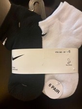 Nike Little Boys 6 Pack Cushioned No Show Socks Multi color Size 5-7 10C-3Y