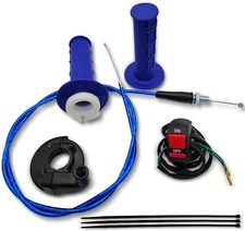 7/8 22mm Twist Throttle Accelerator Handle Grips,Mini Bike Throttle Cable Kit...