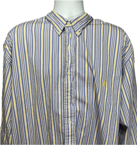 Polo Ralph Lauren Button Up Shirt Plaid Long Sleeve Men’s 3XB Big & Tall 3X - Picture 5 of 8