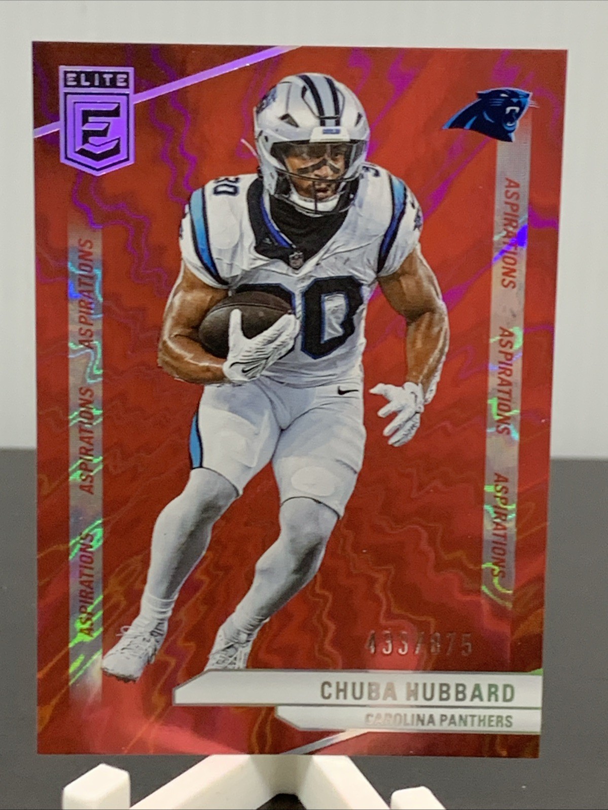 Panini 2024 Donruss Elite Football - Aspirations Chuba Hubbard #73 /875 Panthers