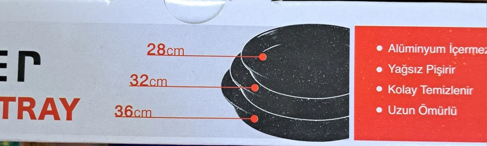 Backformen Set 3 tlg. Rund 36cm 32cm 28cm - Bild 3 von 3