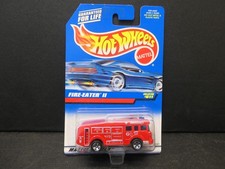 Hot Wheels 95505 FIRE-EATER II Fire Truck Red w/5 Spokes Collector #611