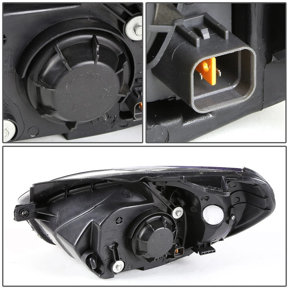FOR 07-11 ACCENT LEFT DRIVER SIDE OE STYLE HEADLIGHT REPLACEMENT LAMP HY2502144 - Imagem 3 de 4
