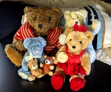 Vintage / Collectible Teddy Bear Lot — Multiple Brands (Boyds, Giogio, Plush)