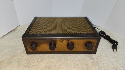 SERVICED RARE Eico Model HF-12 Vacuum Tube Amplifier HI-FI Vintage WORKS 1950s