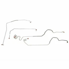 For 1973-1980 Chevrolet C10 Front Brake Line Kit Power Brakes TKT7301OM