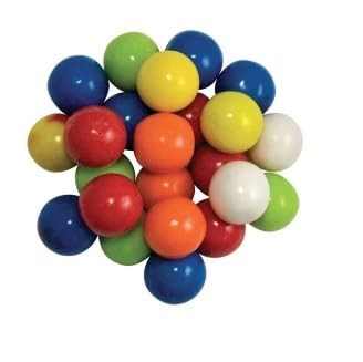 Bayside Candy Lightning Bolts Bubble Gum Balls - Sour Candy Filled Gumballs