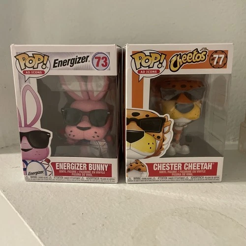 Funko Pop! Vinyl: Ad Icons Energizer Bunny #73 And Chester Cheetah #77