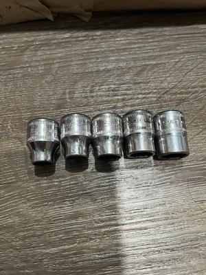 #ad #ad Lot of 5 Snap On sockets FSM81 FSM91 FSM101 FSM111 FSM121. $45.00