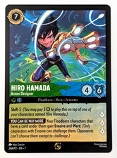 Disney Lorcana HIRO HAMADA Armor Designer 24A/P2 League Promo NM/M