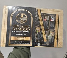 Organic Bamboo Oak Chopping Board. Brand New. And Sealed. Free Postage