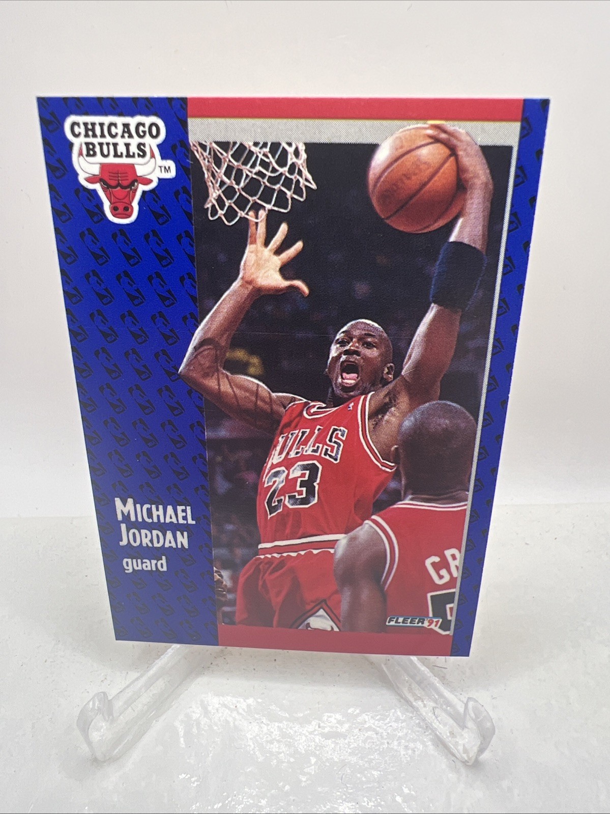 Michael Jordan 1991 Fleer Basketball Card #29 - Chicago Bulls