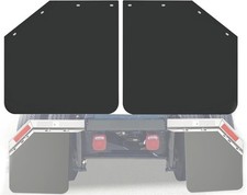 24" x 24" Angled Mud Flaps for Semi Truck 1/5" Thick Mudflaps Semi Truck Mud