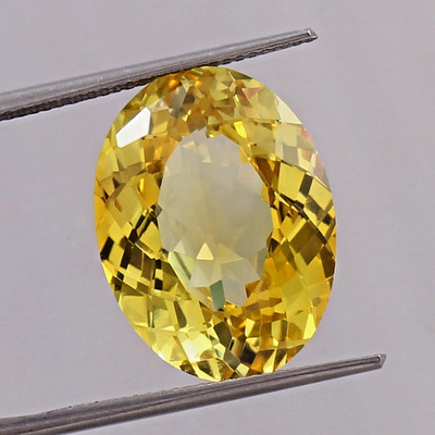 AAA+ Natural Ceylon Yellow Sapphire 12x9mm Oval Cut CERTIFIED LOOSE Gemstone