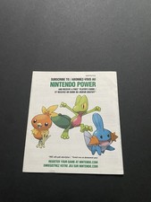 pokemon emerald gba Authentic Players Guide Offer Insert