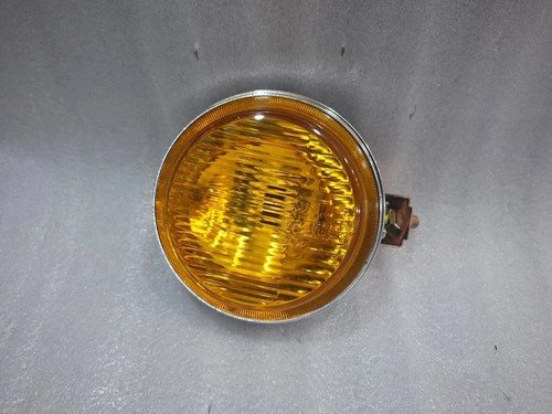 Pair Hella Yellow Fog Lamp With Cover With Bulb H3 Halogen Bulb Universal Fit - Picture 6 of 7