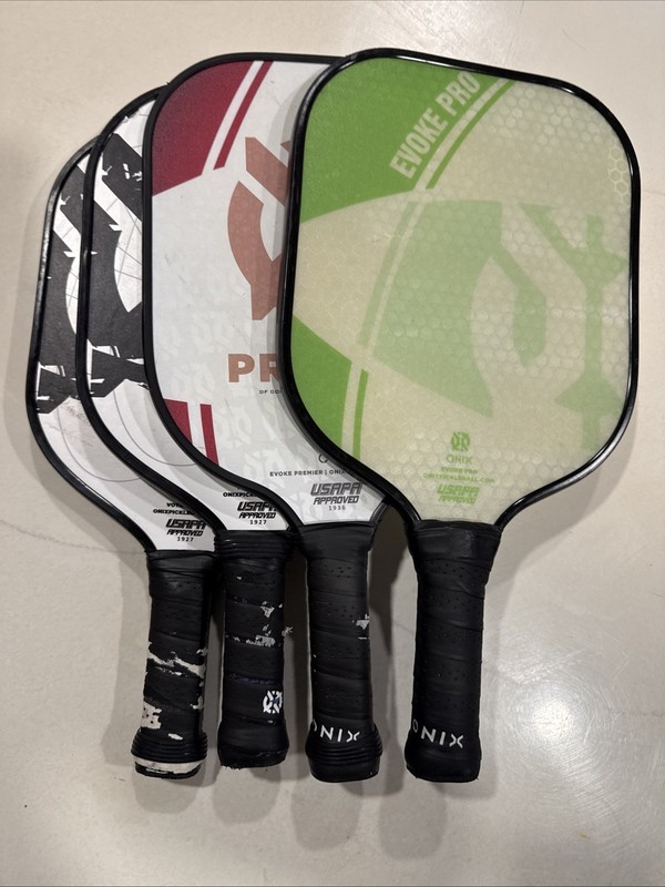 ONIX Pickleball Paddle Lot (4) Pre Owned But Still Playable Condition 