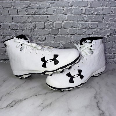 Under Armour SPINE Hammer MC 3021725-107  White Football Cleats Men s Size 11
