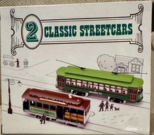 Set of 2 HO Classic Streetcars-# 463 Desire St. and # 4 Powell & Mason Sts.