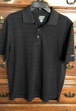 Izod NWOT MED Gray Performance Extreme Golf Polo Shirt Charcoal Short Sleeve