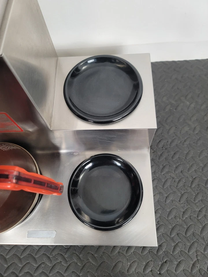 Cafetera de goteo comercial Bloomfield Koffee King 8571 acero inoxidable 3 quemadores Foto 4 de 4