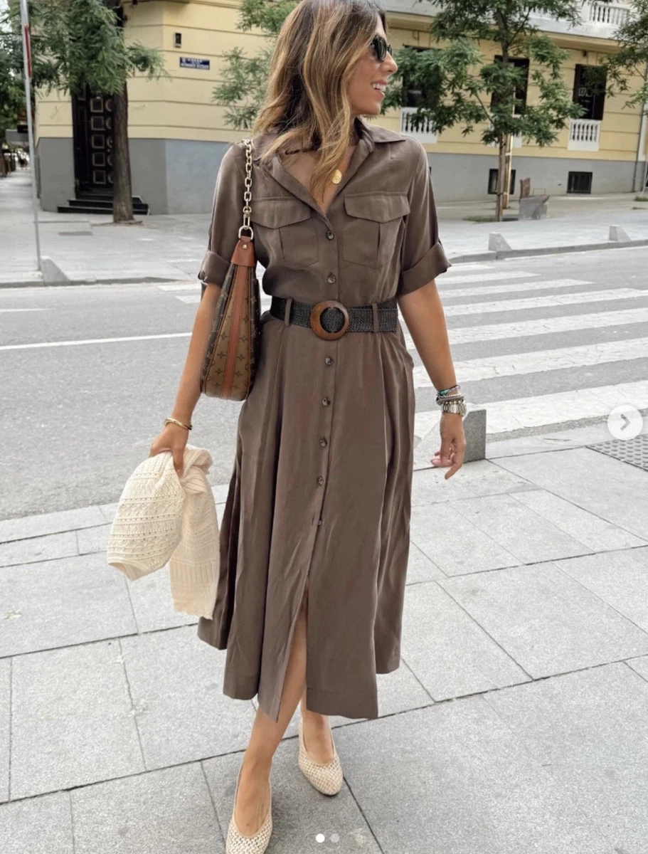 collared shirt dress zara Shirt Mini Dress by ZARA