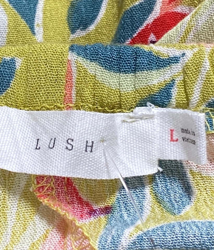 Maxi Vestido Halter Exuberante Nuevo con Etiquetas Rojo Apio Estampado Floral En Niveles L Foto 3 de 4