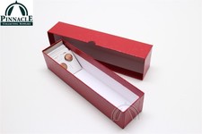 Red Single Row 2x2 Storage Box for Coins in Plastic 2x2's Carboard Flips