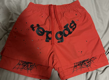 Red sp5der summer shorts