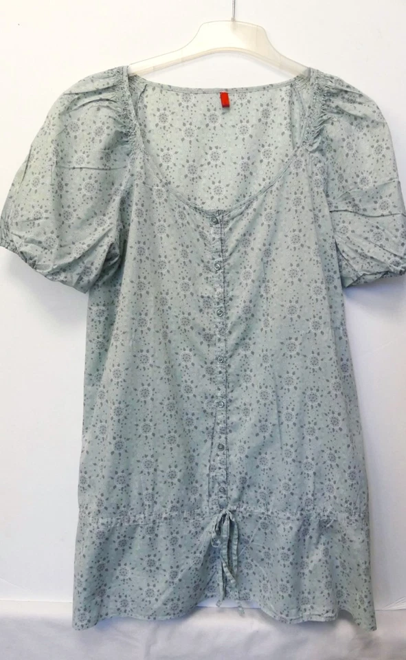Chemisier / Tunique MISS CAPTAIN, coton, vert clair, T 44, TBE - Photo 2/4