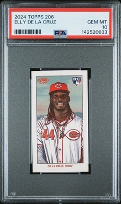 2024 TOPPS 206 ELLY DE LA CRUZ PSA 10