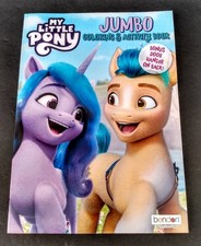 My Little Pony Jumbo Coloring Book  Activity 2022 With Door Hanger New