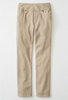 #ad Coldwater Creek Knit Denim Mid Rise Straight Leg Jeans 12 color availabel $47.84