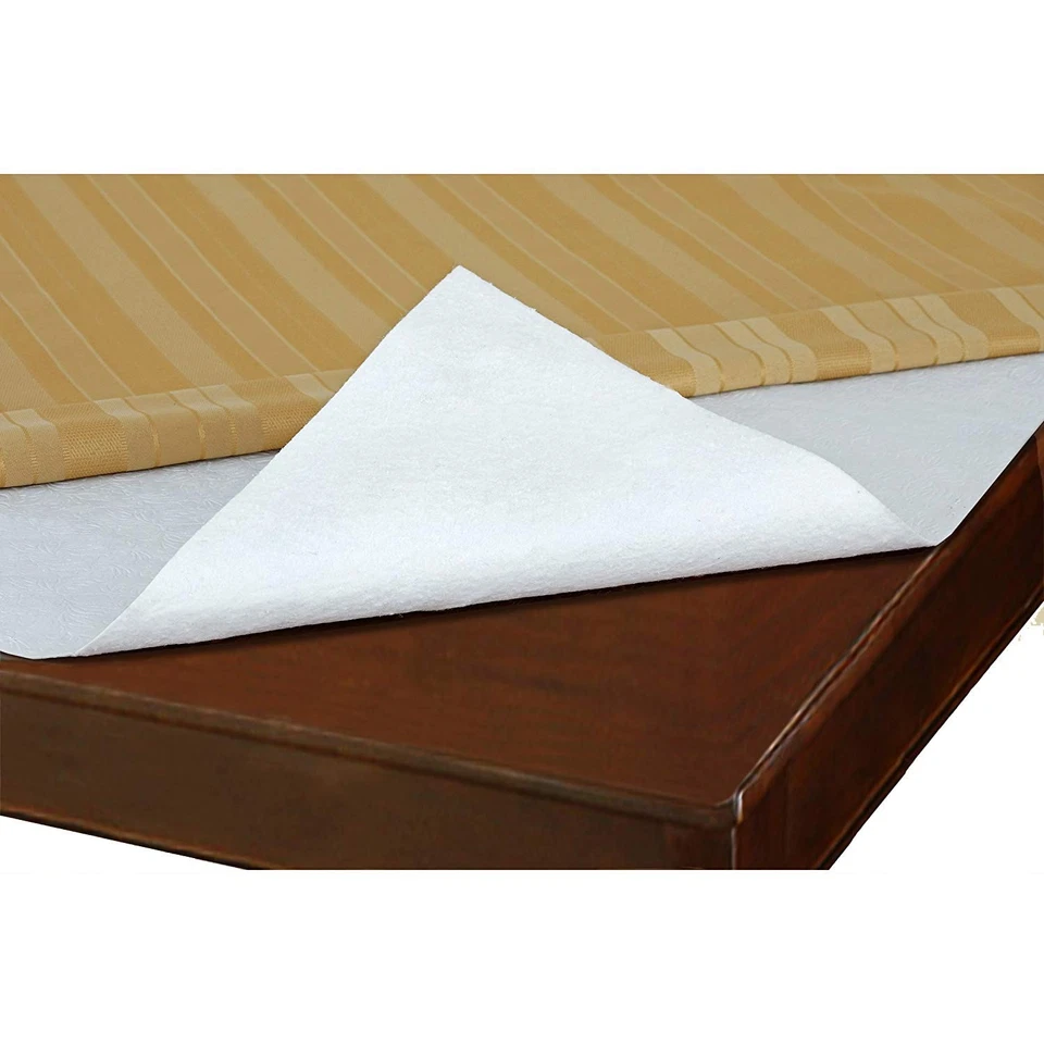 Quilted Heavy Duty Table Pad Protector with Flannel Backing, Cut to Fit, Heat... - Image 4 of 4
