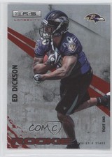2010 Panini Rookies & Stars Longevity Rookie Ruby 90/100 Ed Dickson #193 0a1