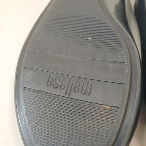 Vivienne Westwood X Melissa Ballet Flats UK 5 Black Orb Logo RMF20-SM - Picture 8 of 9
