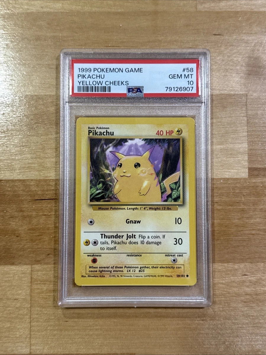 Pikachu Pokémon TCG Professional Sports Authenticator (PSA