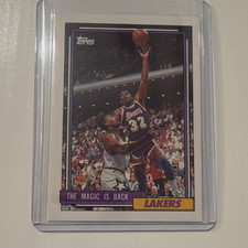 Magic Johnson Topps 1992-93 The Magic Is Back #54 Los Angeles Lakers NBA
