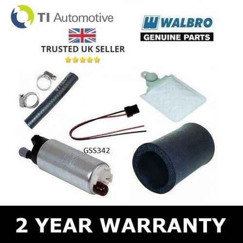GENUINE WALBRO GSS342 FUEL PUMP + INSTALL KIT - HIGH PRESSURE 255 L/PH FLOW - 第 1/1 張圖片