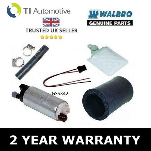 GENUINE WALBRO GSS342 FUEL PUMP + INSTALL KIT - HIGH PRESSURE 255 L/PH FLOW - Afbeelding 1 van 1