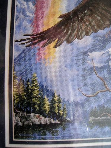 Counted Cross Dimensions GOLD COLLECTION KIT, THE PROMISE-BALD EAGLE,35020,Meger - Bild 6 von 9