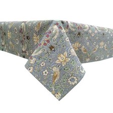 Strawberry Thief in Blue Design Kitchen Linen by William Morris Full Range