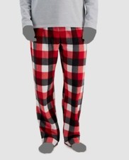  31 Club Room Men Red White Classic Pajama Lounge Pants Fleece Sleepwear Size M